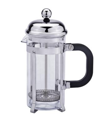 China WITH LID French Press Coffee Tea Maker Borosilicate Glass Coffee Heat Resistant Press With Filter Screens 1000ML Clean Easy Durable for sale