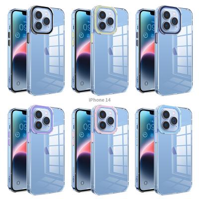 China ILUSEN Shockproof PC Back Fit Fashion Tpu Phone Bumper Case For Iphone 11 12 13 14 pro Max Camera Lens Protector for sale