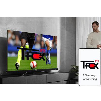 China Smarter IPTV trex 4K iptv subscription m3u servers dealer panel for android tv box media streaming free trial for sale