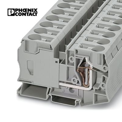 China Wire connecting ST 35 push terminal block connector terminal block to spring 35 mm2 Phoenix for din rail panel mount for sale