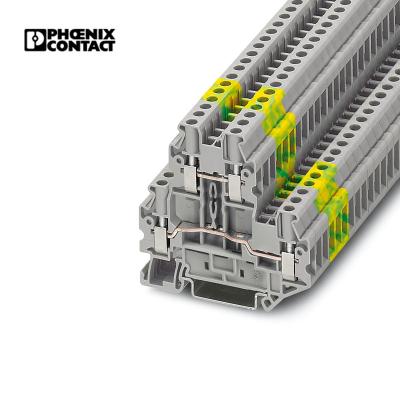 China Large current terminal block Phoenix contact UTTb 4 connector flattening purchase dual rail level din UTTB 4 for sale