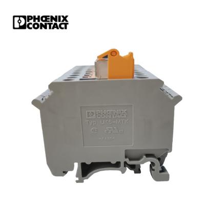 China UK Phoenix 5 MTK PP screw terminal contact knife disconnect terminal block UK 5-MTK-P/P for sale