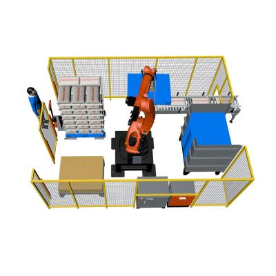 China Automatic Robot Palletizing Palletizing Application in Big Bag Packing for sale