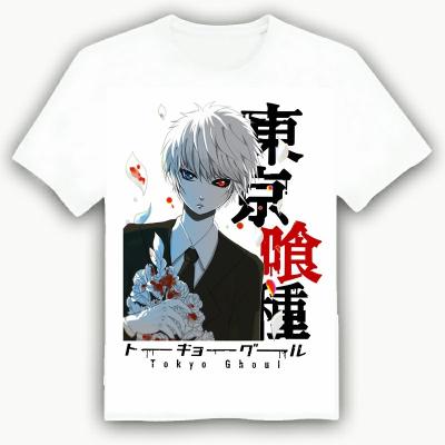 China Anti-pilling China Supplier Men Round Neck Hip Hop Anime Tokyo Ghoul Short Sleeve T-Shirts for sale