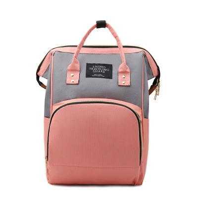 China High Quality Custom Fashion Logo Baby Diaper Bag Stylish Cute Backpack for sale