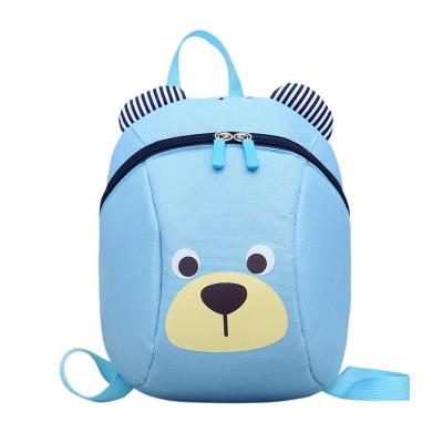 China Waterproof Small Bear School Bag Girl Cute Baby Zipper Backpack Kids New for sale