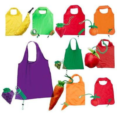 China Waterproof Polyester Fruit Shape Grocery Folding Nylon Wholesale Bag for sale