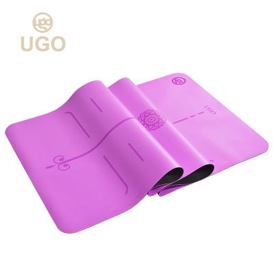 China Wholesale Comfortable UGO Routine 2mm PU Yoga Mat In High Quality Non Slip Yoga Mat for sale