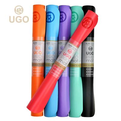 China Comfortable 2mm PU Foam Natural Rubber Customized Comfortable Exercise Yoga Mats For Hot Yoga Teacher for sale