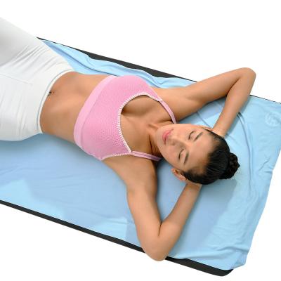 China UGO Non Slip Comfortable Microfiber Hot Yoga Mat Cover Towel for sale