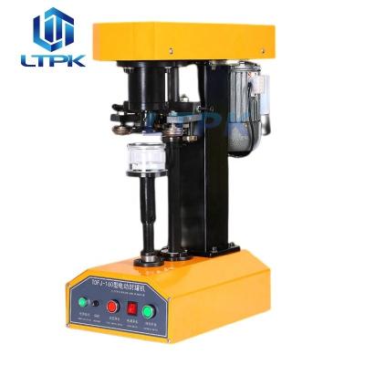 China High Quality LTPK TDFJ-160 Pet Food Canning Bottle Sealing Machine Bottle Seamer Can Sealer For Tin Can for sale