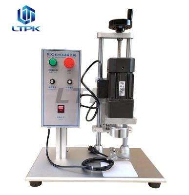 China LTPK DDX-450 Semi Automatic Food Pump Manual Bottle Ropp Capping Glass Bottle Sealing Making Plastic Bottle Machinery for sale