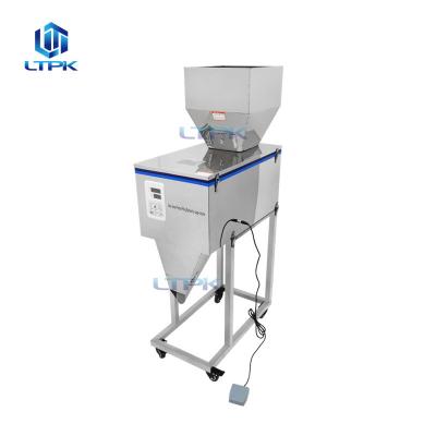 China LT-W1200J Vertical Automatic 20-1200G Food Milk Powder Nuts Peanut Model Bottle Weighing Filling Machine for sale