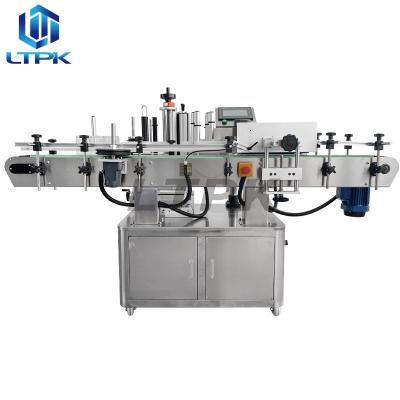 China LT-220A Food Model Automatic Vertical Round Bottle Labeling Machine Label Printing Machine For Small Business for sale