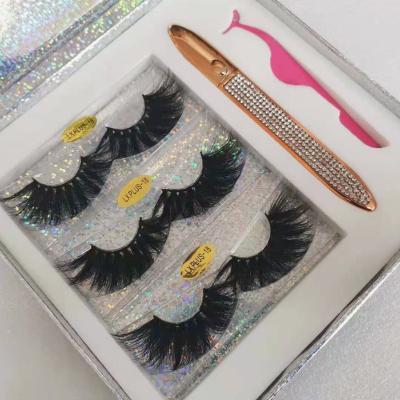 China Newest factory price thick styles magnetic eyeliner and 3pairs lashes magnetic 3d eyelashes wholesale for sale