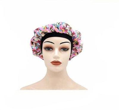 China Popular Luxury Designer Silk Sleep Bonnet Real Satin Hats Fashion Custom Satin Hair Bonnets Sleep Hat For Women for sale