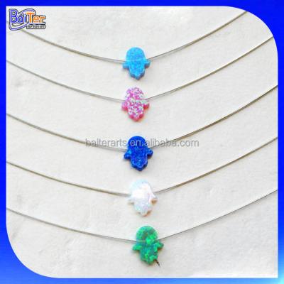 China Silver many colors! ! ! Wholesale 925 Sterling Silver Hamsa Hand Charm/Opal Gemstone Hamsa Hand Shape Opal Pendant Charm for sale