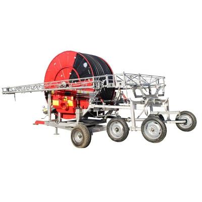 China Innovative 2300 KG Boom Hose Reel Irrigation System for Mobile Sprinkler for sale