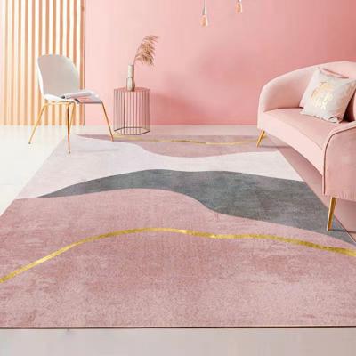 China Home Anti Slip Under Large Blanket Rugs For Living Room Home Decoration Custom Printed Luxurious Carpet for sale