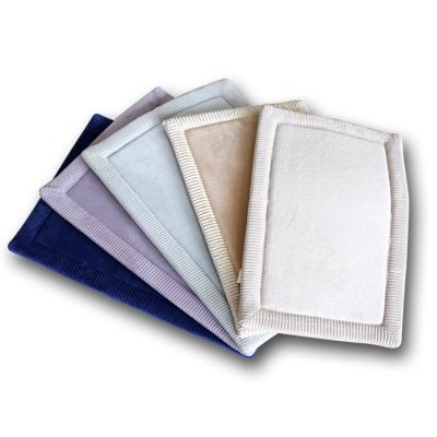 China Memory Foam Washable Kitchen Rug Mat Bedroom Wide Binding Anti-Slip Indoor Bedside Blanket for sale