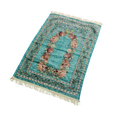 China Washable Islamic Muslim Salat Musallah Prayer Mat Travel Prayer Blanket Home Decor for sale