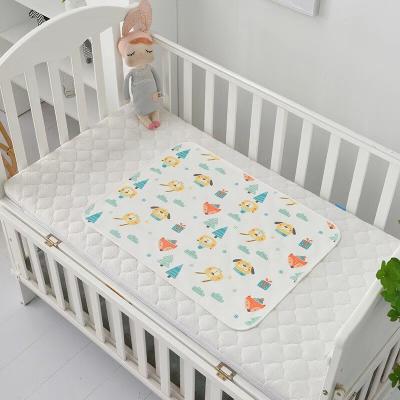 China Baby Crib Waterproof Breathable Washable Reusable Mattress Reusable Urine Pad for sale