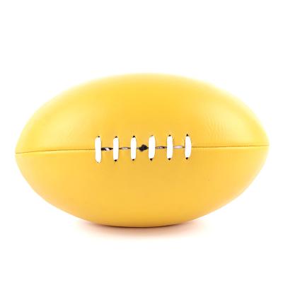 China Custom Logo PU Material Standard Logo American Football Rugby Promotion Ball for sale