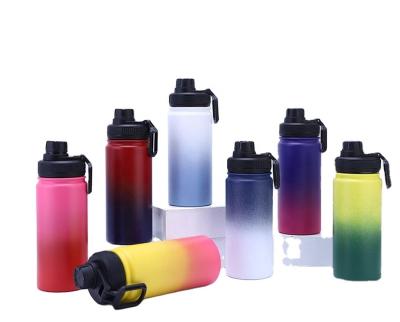 China WITH LID Vacuum Flask Stainless Steel Outdoor Sports Water Bottle Large Capacity Water Cup Space Kettle Custom Logo for sale