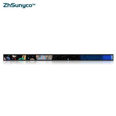 China Advertising Display 47.1inch Indoor Ultra Wide High Brightness LCD Shelf Liner LCD Display For Supermarket for sale