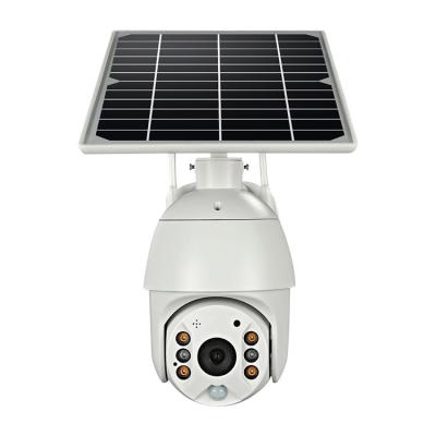 China NIGHT VISION 5MP 24 Hours HD Continuous Recording Motion Detection Colorful Security 4G PTZ Solar CCTV Night Vision Camera for sale