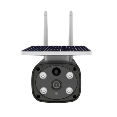 China Lowest Price Full HD 1080P Waterproof Solar Power CCTV Security Camera Two Years Viewing Remote Te koop