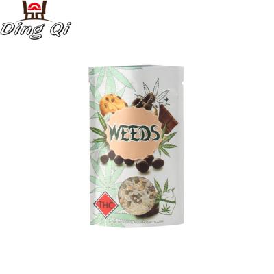 China Moisture Proof Hot Printed Foil Stand Up Pouches Single Craft 150g With Window for sale