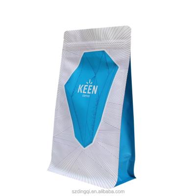 China Custom Printing Moisture Proof Coffee Bag Design Template With Zipper for sale