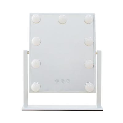 China High quality lighted 9 bulb makeup mirror with light makeup mirror with hollywood light mirror for sale