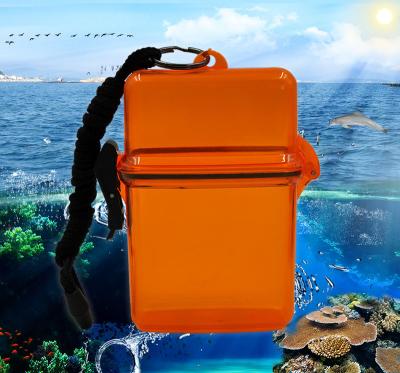 China Outdoor Sport Logo Printed Swim Beach Waterproof Plastic Floating Safe Box, Sports Waterproof Case With Lanyard for sale