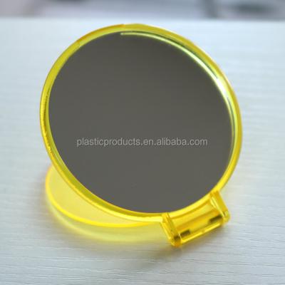 China Pocket Mirror Foldable Plastic Single Side Compact Mirror Pocket Mirror for sale