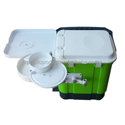 China PP 32L Size Quality Plastic Finished Seat Cooler Box With Oxygen for sale