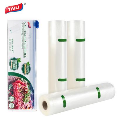 China Sustainable Vacuum Bag Storage Bags For Food Vacuum Packing Rolls Vacuum Heat Seal Bag for sale