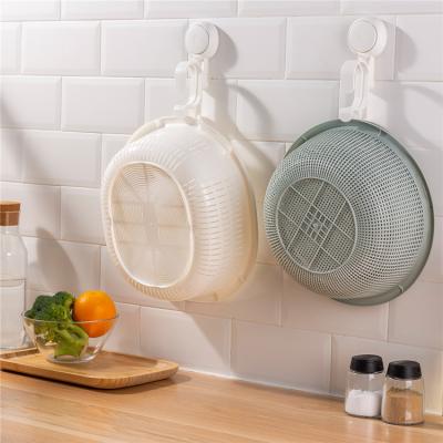 China Removable Cup Vacuum Holder Bathroom Sink Storage Hook Easy To Use Without Suction Sustainable Drill for sale