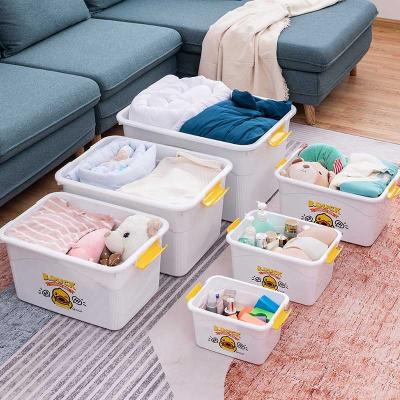 China New Design Wholesale Large Toy Clothes Sundries Modern Universal Container Household Plastic Clothes Storage Boxes for sale