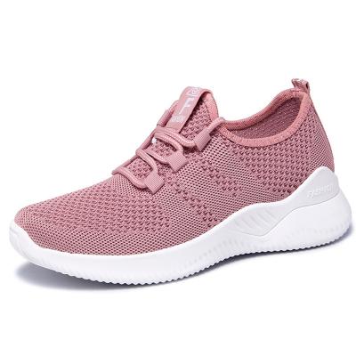 China 2023 New Trend Leisure Fashion Breathable Single Shoe Soft Sole Sports Shoes Women Running Shoes for sale