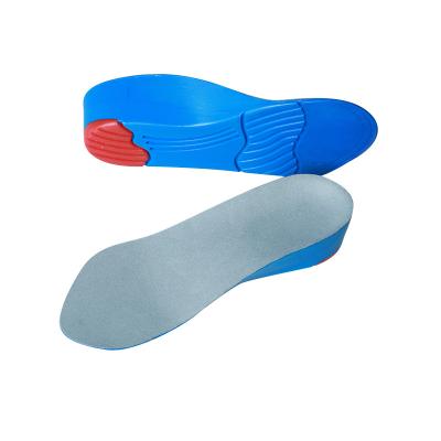 China PU 3/4 Arch Supports Insert Comfort Insoles Relief Heel Pain Plantar Fasciitis Tooth for sale