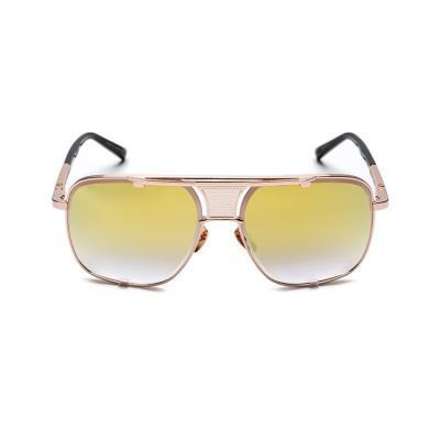 China Multicolor Glasses Authentic Oversized Sunglasses Retro Style Vintage Metal Frame Designer Sunglasses for sale