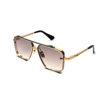 China Light Luxury Sunglasses OEM Style Model Shades Newest Eyewear Metal Monocle Men And Women Popular Hot Sale Luxury Shinning Bling Sunglasses for sale