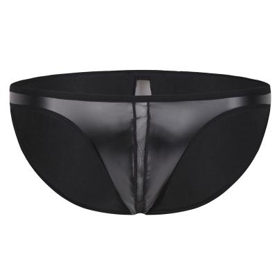 China Mens European Brands Gay Spandex/Nylon/Polyester Sheer Black Sexy Underwear Briefs for sale