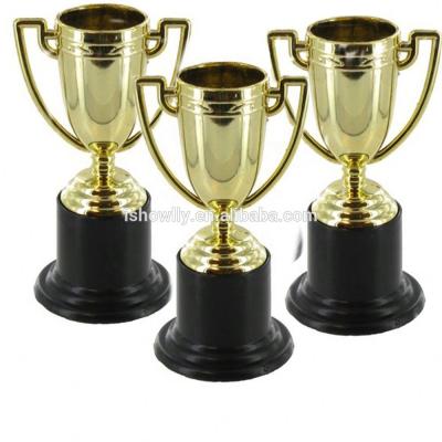 China Western; 1UNIT=24 PIECES - MOQ=9612Units - As Low As $0.125 Per Piece High Quality Metal Plastic Plastic Parts Assembled Trophy Cups Customized Cheap Gold Award Souvenirs Trophies for sale