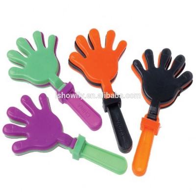 China Who respects the environment; Factory Outlet Cheap Promotional Custom Hot Sale Halloween Theme 4 Inch Plastic Mini Hand Clapper Noisemaker Toys For Gifts for sale