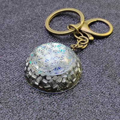 China China Women Men Jewelry Bring Energy Orgone Reiki Good Luck Healing Power Pendant Stone Orgonite Key Chain for sale