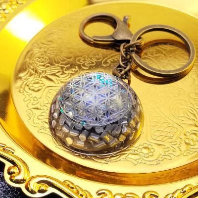 China China Women's Men's Handmade Jewelry Bring Good Luck Crystal Pendulum Chakra Orgone Pendant Key Chain for sale