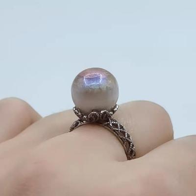 China Natural Orgonite Charm Egypt Jewelry Wealth Increase Crystal Rings Beautiful Ornaments Temperament Lucky for sale